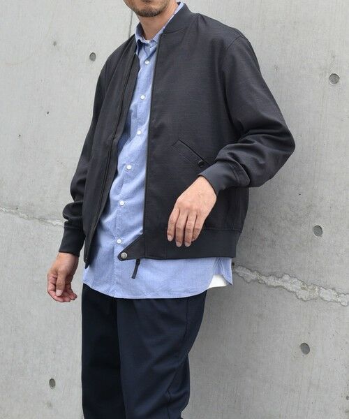 SHIPS / シップス ブルゾン | SHIPS any: SOLOTEX(R) ウーリック ショート ジップ ブルゾン （セットアップ対応）◇ | 詳細20