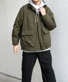 SHIPS / シップス ブルゾン | SHIPS any:〈撥水・防風等〉多機能 中綿 2トーン スタンド ブルゾン◇