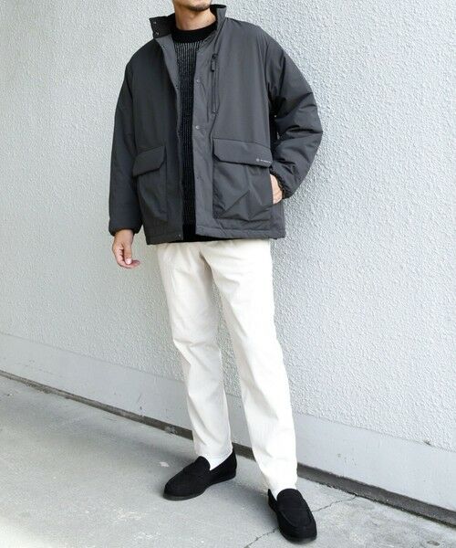 SHIPS / シップス ブルゾン | SHIPS any:〈撥水・防風等〉多機能 中綿 2トーン スタンド ブルゾン◇ | 詳細1