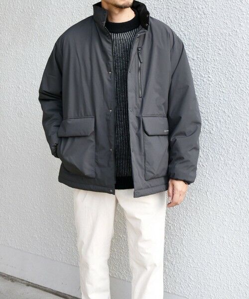 SHIPS / シップス ブルゾン | SHIPS any:〈撥水・防風等〉多機能 中綿 2トーン スタンド ブルゾン◇ | 詳細3