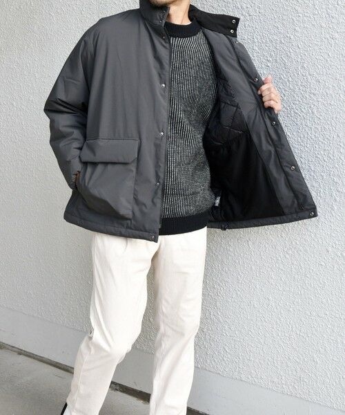 SHIPS / シップス ブルゾン | SHIPS any:〈撥水・防風等〉多機能 中綿 2トーン スタンド ブルゾン◇ | 詳細4