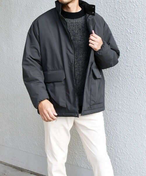 SHIPS / シップス ブルゾン | SHIPS any:〈撥水・防風等〉多機能 中綿 2トーン スタンド ブルゾン◇ | 詳細5