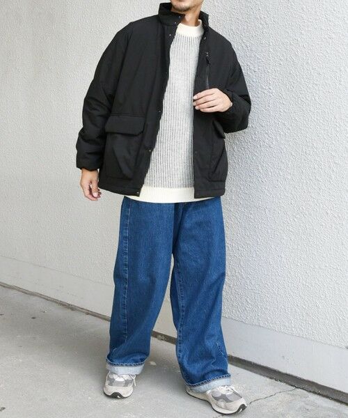 SHIPS / シップス ブルゾン | SHIPS any:〈撥水・防風等〉多機能 中綿 2トーン スタンド ブルゾン◇ | 詳細8