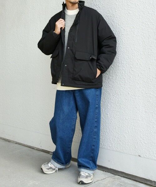SHIPS / シップス ブルゾン | SHIPS any:〈撥水・防風等〉多機能 中綿 2トーン スタンド ブルゾン◇ | 詳細9