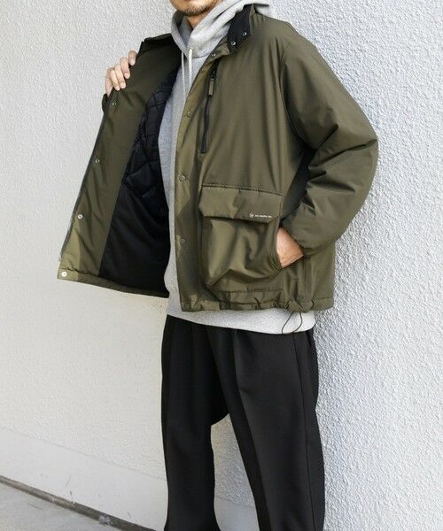 SHIPS / シップス ブルゾン | SHIPS any:〈撥水・防風等〉多機能 中綿 2トーン スタンド ブルゾン◇ | 詳細20