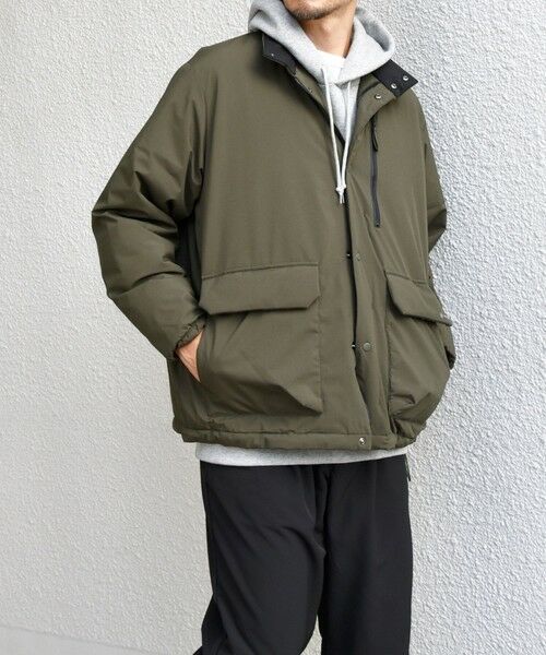 SHIPS / シップス ブルゾン | SHIPS any:〈撥水・防風等〉多機能 中綿 2トーン スタンド ブルゾン◇ | 詳細21