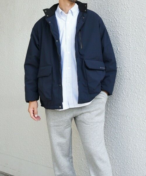 SHIPS / シップス ブルゾン | SHIPS any:〈撥水・防風等〉多機能 中綿 2トーン スタンド ブルゾン◇ | 詳細26