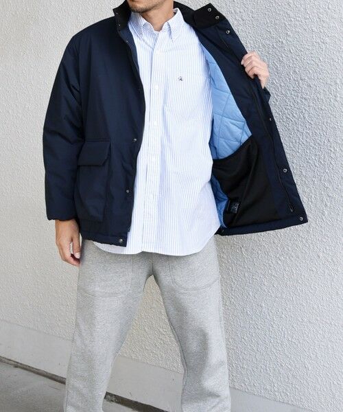 SHIPS / シップス ブルゾン | SHIPS any:〈撥水・防風等〉多機能 中綿 2トーン スタンド ブルゾン◇ | 詳細28