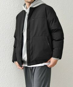 SHIPS / シップス ブルゾン | SHIPS any: 〈撥水・防風等〉多機能 リップストップ 中綿  ノーカラー ブルゾン◇