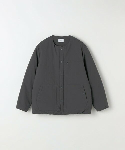 SHIPS / シップス ブルゾン | SHIPS any: 〈撥水・防風等〉多機能 リップストップ 中綿 ノーカラー ブルゾン◇ | 詳細7