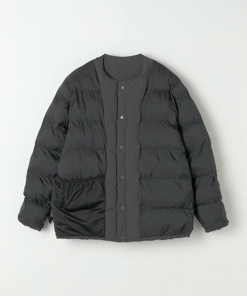 SHIPS / シップス ブルゾン | SHIPS any: 〈撥水・防風等〉多機能 リップストップ 中綿 ノーカラー ブルゾン◇ | 詳細15