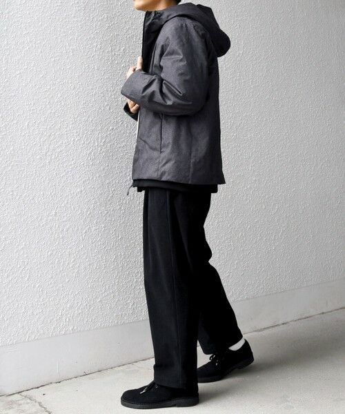 SHIPS / シップス その他アウター | 【WEB限定】SHIPS any:〈撥水/防風/洗濯機可能〉オールウェザー ウールライク SORONA(R) 中綿 フード ブルゾン◇ | 詳細2