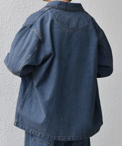 SHIPS / シップス Gジャン・デニムジャケット | SHIPS any: Cone Denim キャンバス デニム カバーオール (セットアップ対応)◇ | 詳細20