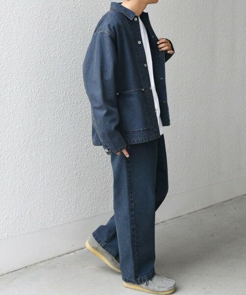 SHIPS / シップス Gジャン・デニムジャケット | SHIPS any: Cone Denim キャンバス デニム カバーオール (セットアップ対応)◇ | 詳細17