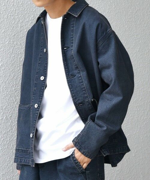 SHIPS / シップス Gジャン・デニムジャケット | SHIPS any: Cone Denim キャンバス デニム カバーオール (セットアップ対応)◇ | 詳細19