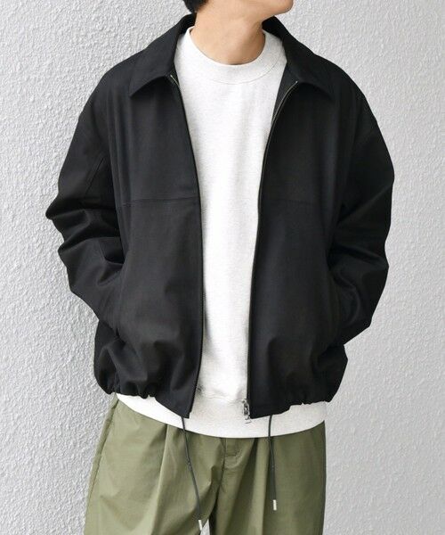 SHIPS / シップス ブルゾン | SHIPS any: フェイクスエード(ポリエステル) バックタック ドロスト ショート ブルゾン◇ | 詳細3