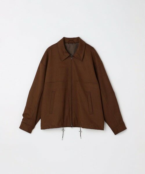 SHIPS / シップス ブルゾン | SHIPS any: フェイクスエード(ポリエステル) バックタック ドロスト ショート ブルゾン◇ | 詳細13