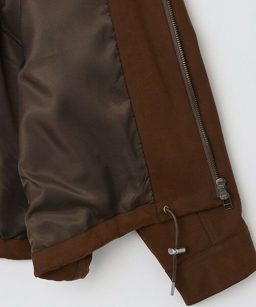 SHIPS / シップス ブルゾン | SHIPS any: フェイクスエード(ポリエステル) バックタック ドロスト ショート ブルゾン◇ | 詳細16