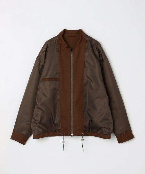 SHIPS / シップス ブルゾン | SHIPS any: フェイクスエード(ポリエステル) バックタック ドロスト ショート ブルゾン◇ | 詳細19