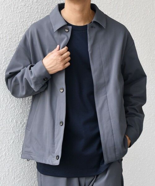 SHIPS / シップス ブルゾン | SHIPS any: SORONA(R) ライト ツイル ストレッチ スピンドル ブルゾン(セットアップ対応)◇ | 詳細3