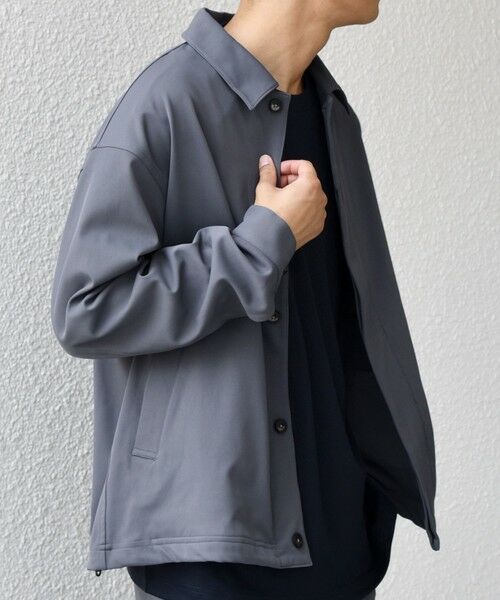 SHIPS / シップス ブルゾン | SHIPS any: SORONA(R) ライト ツイル ストレッチ スピンドル ブルゾン(セットアップ対応)◇ | 詳細4