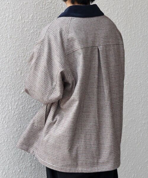 SHIPS / シップス ブルゾン | 【SHIPS any別注】Bollington: ウールサキソニー チェック ショート ハンティングジャケット◇ | 詳細6