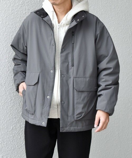 SHIPS / シップス ダウンジャケット・ベスト | SHIPS any:〈撥水/防風等〉多機能 中綿 2トーン スタンド ブルゾン 25AW◇ | 詳細3