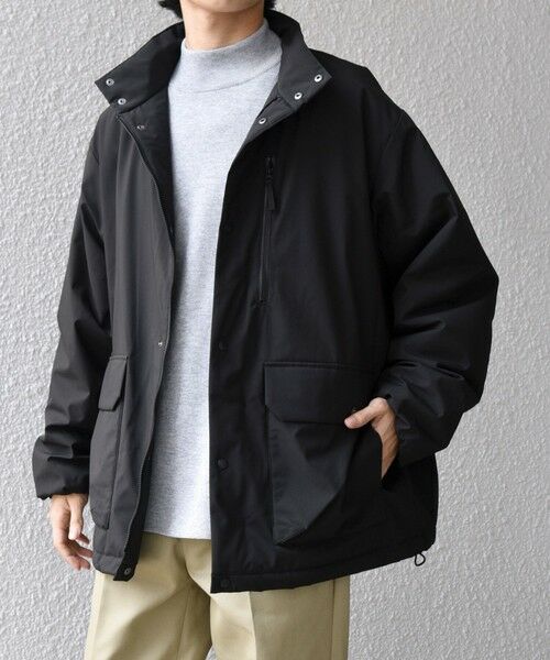 SHIPS / シップス ダウンジャケット・ベスト | SHIPS any:〈撥水/防風等〉多機能 中綿 2トーン スタンド ブルゾン 25AW◇ | 詳細12