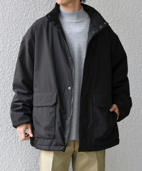 SHIPS / シップス ダウンジャケット・ベスト | SHIPS any:〈撥水/防風等〉多機能 中綿 2トーン スタンド ブルゾン 25AW◇ | 詳細11