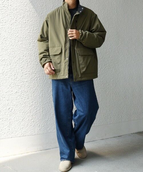 SHIPS / シップス ダウンジャケット・ベスト | SHIPS any:〈撥水/防風等〉多機能 中綿 2トーン スタンド ブルゾン 25AW◇ | 詳細17