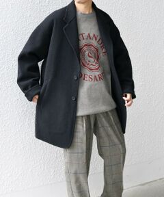 SHIPS / シップス その他アウター | SHIPS any: リバー メルトン オーバーサイズ ジャケット コート (チェスターコート)◇