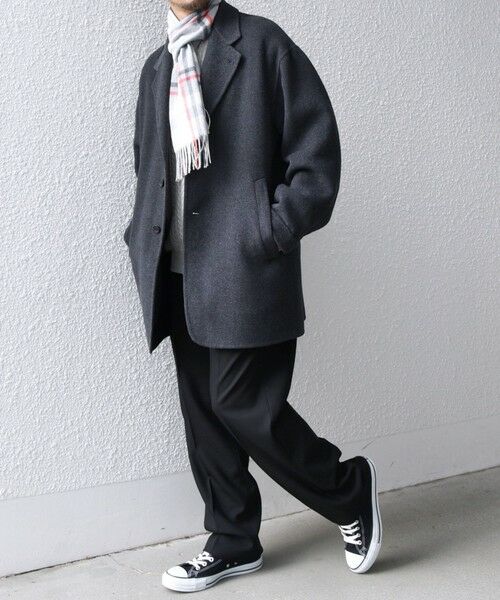 SHIPS / シップス その他アウター | SHIPS any: リバー メルトン オーバーサイズ ジャケット コート (チェスターコート)◇ | 詳細2