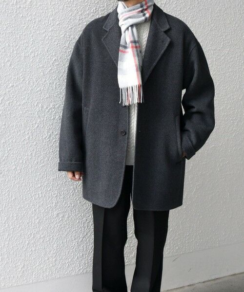 SHIPS / シップス その他アウター | SHIPS any: リバー メルトン オーバーサイズ ジャケット コート (チェスターコート)◇ | 詳細3