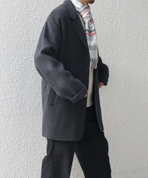 SHIPS / シップス その他アウター | SHIPS any: リバー メルトン オーバーサイズ ジャケット コート (チェスターコート)◇ | 詳細5