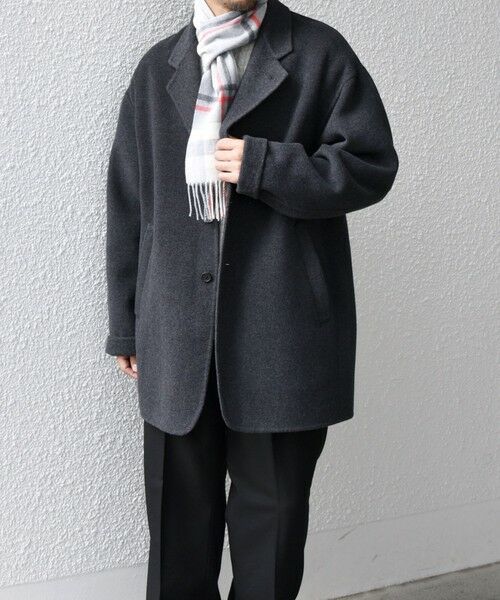 SHIPS / シップス その他アウター | SHIPS any: リバー メルトン オーバーサイズ ジャケット コート (チェスターコート)◇ | 詳細6