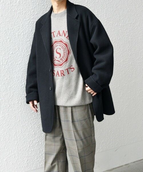 SHIPS / シップス その他アウター | SHIPS any: リバー メルトン オーバーサイズ ジャケット コート (チェスターコート)◇ | 詳細19