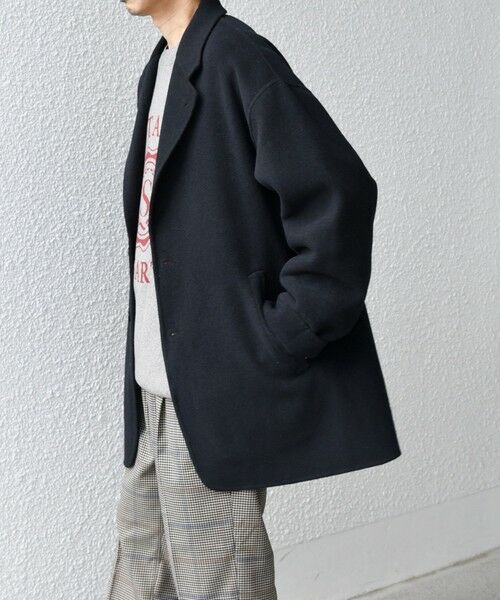 SHIPS / シップス その他アウター | SHIPS any: リバー メルトン オーバーサイズ ジャケット コート (チェスターコート)◇ | 詳細20