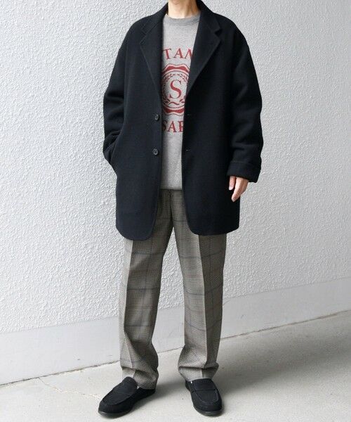 SHIPS / シップス その他アウター | SHIPS any: リバー メルトン オーバーサイズ ジャケット コート (チェスターコート)◇ | 詳細16