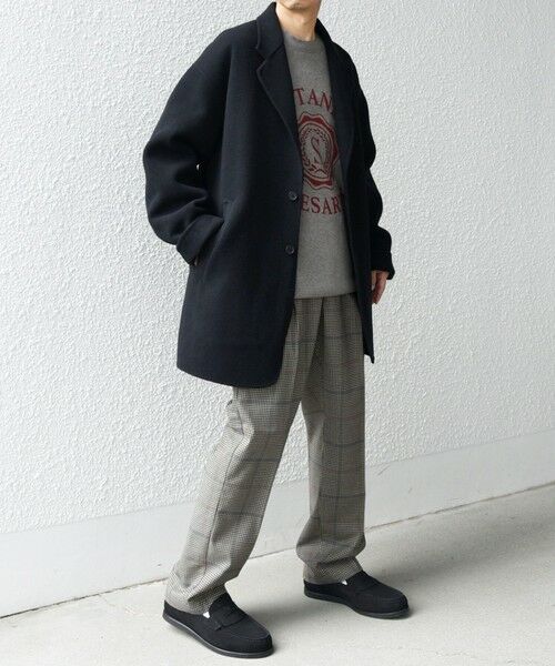 SHIPS / シップス その他アウター | SHIPS any: リバー メルトン オーバーサイズ ジャケット コート (チェスターコート)◇ | 詳細17