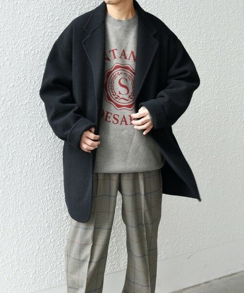 SHIPS / シップス その他アウター | SHIPS any: リバー メルトン オーバーサイズ ジャケット コート (チェスターコート)◇ | 詳細18