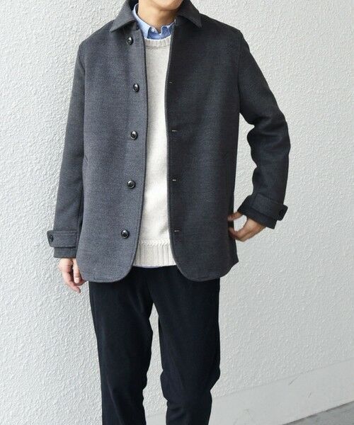SHIPS / シップス ピーコート | SHIPS any: ウォーム メルトン シングル Pコート◆ | 詳細3