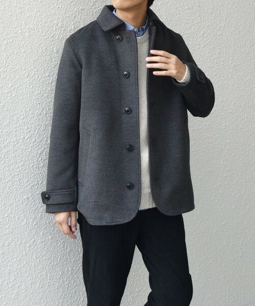 SHIPS / シップス ピーコート | SHIPS any: ウォーム メルトン シングル Pコート◆ | 詳細5