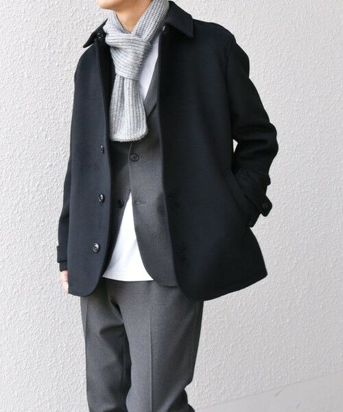 SHIPS / シップス ピーコート | SHIPS any: ウォーム メルトン シングル Pコート◆ | 詳細21