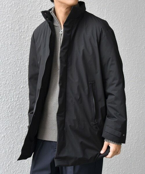 SHIPS / シップス ダウンジャケット・ベスト | 【WEB限定】SHIPS any:〈撥水/防風等〉多機能 スタンドカラー ダウン ミドル コート 25AW◇ | 詳細4