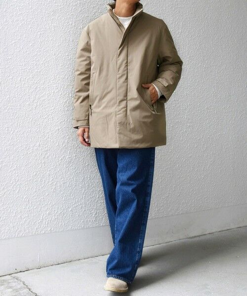 SHIPS / シップス ダウンジャケット・ベスト | 【WEB限定】SHIPS any:〈撥水/防風等〉多機能 スタンドカラー ダウン ミドル コート 25AW◇ | 詳細8