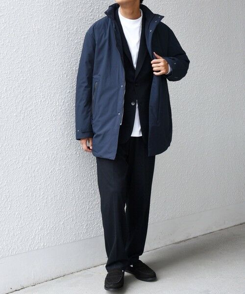 SHIPS / シップス ダウンジャケット・ベスト | 【WEB限定】SHIPS any:〈撥水/防風等〉多機能 スタンドカラー ダウン ミドル コート 25AW◇ | 詳細24