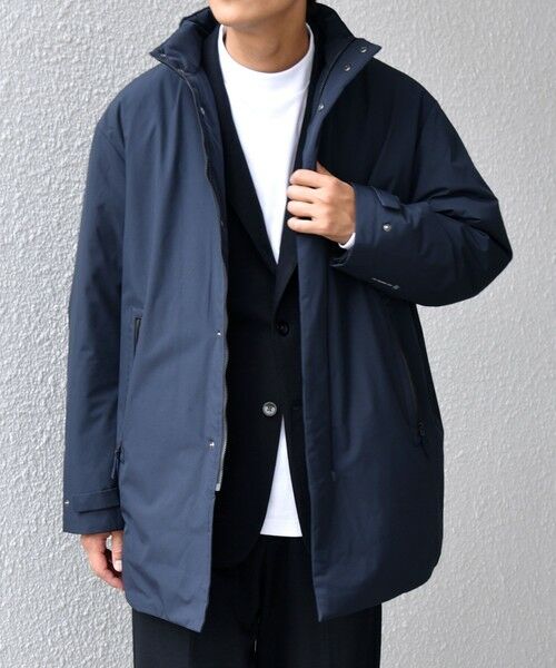 SHIPS / シップス ダウンジャケット・ベスト | 【WEB限定】SHIPS any:〈撥水/防風等〉多機能 スタンドカラー ダウン ミドル コート 25AW◇ | 詳細26