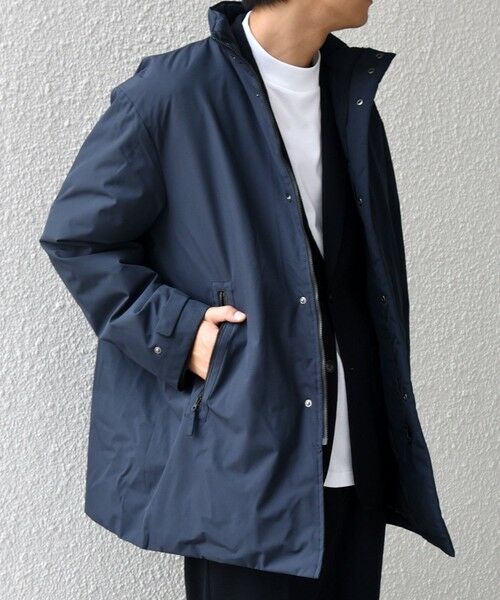 SHIPS / シップス ダウンジャケット・ベスト | 【WEB限定】SHIPS any:〈撥水/防風等〉多機能 スタンドカラー ダウン ミドル コート 25AW◇ | 詳細28