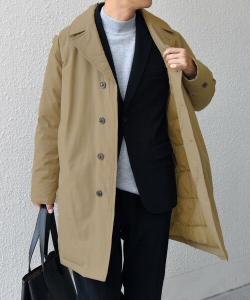 SHIPS / シップス その他アウター | SHIPS any:〈撥水/防風等〉多機能 ダウン クラシカル ミドル カーコート◇ | 詳細10