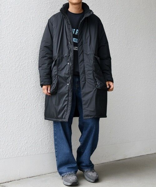 SHIPS / シップス その他アウター | SHIPS any:〈軽量/撥水〉PERTEX(R) × PRIMALOFT(R) ミリタリー スタンド コート◇ | 詳細1